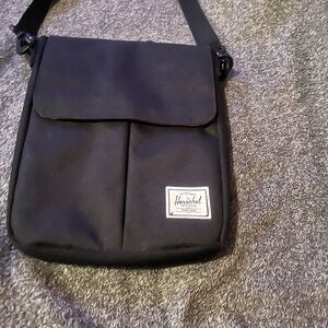 Herschel Supply Company Black Messenger Bag